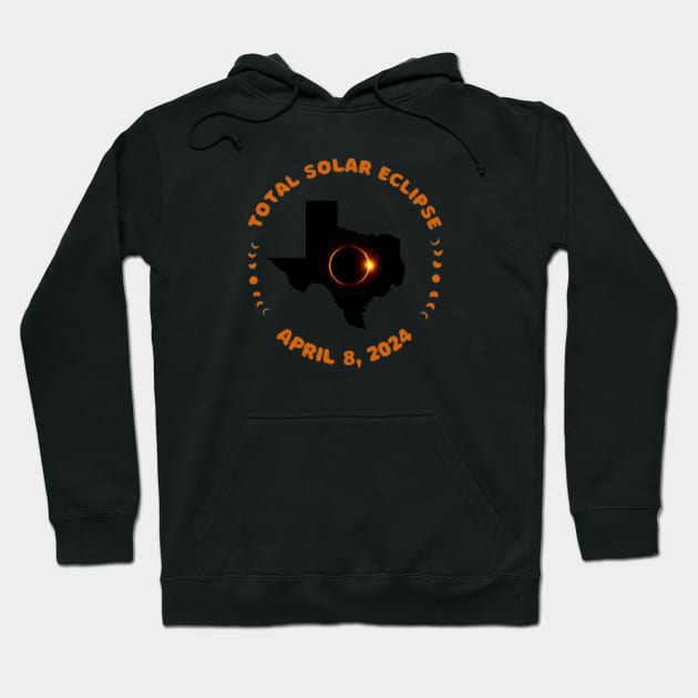 Texas Solar Eclipse Hoodie by Total Solar Eclipse